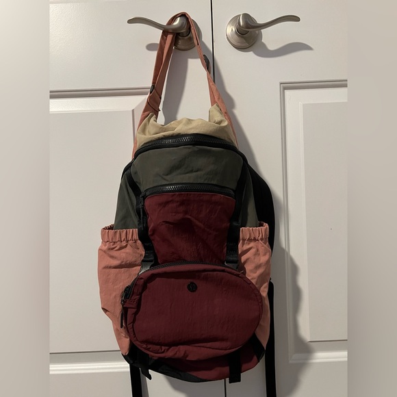 lululemon athletica Bags Lululemon Pack And Go Backpack Poshmark
